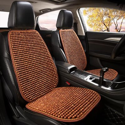 couvre siège auto en perde bois naturelle et universel toutes saison