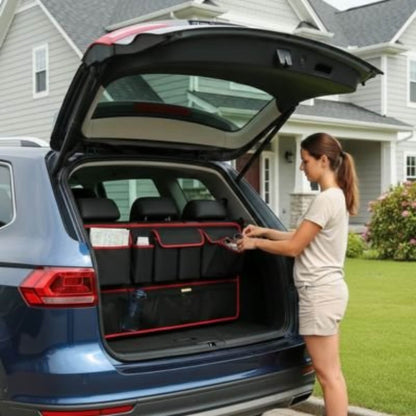 Rangement coffre voiture Installation universelle compatibilité avec la majorité des véhicules SUV