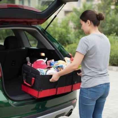 Rangement coffre voiture plusieurs compatiments pratique