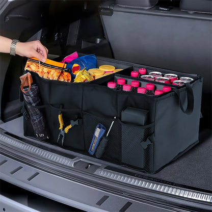 rangement coffre voiture multiple poches 