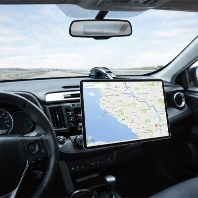 Support tablette voiture Bras articulé flexible Pliable