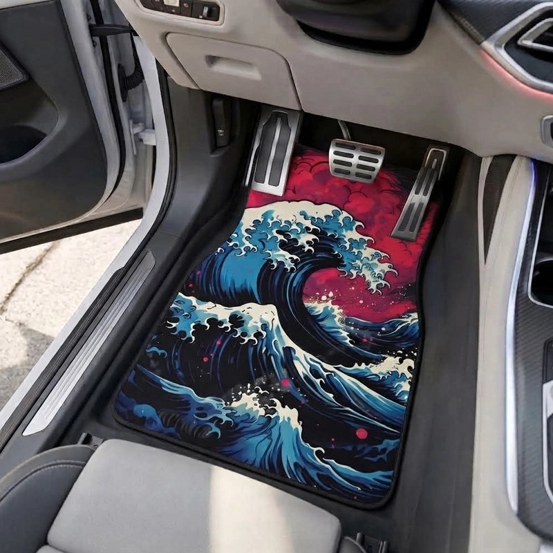 Tapis de voiture Découpe adaptée aux pédales