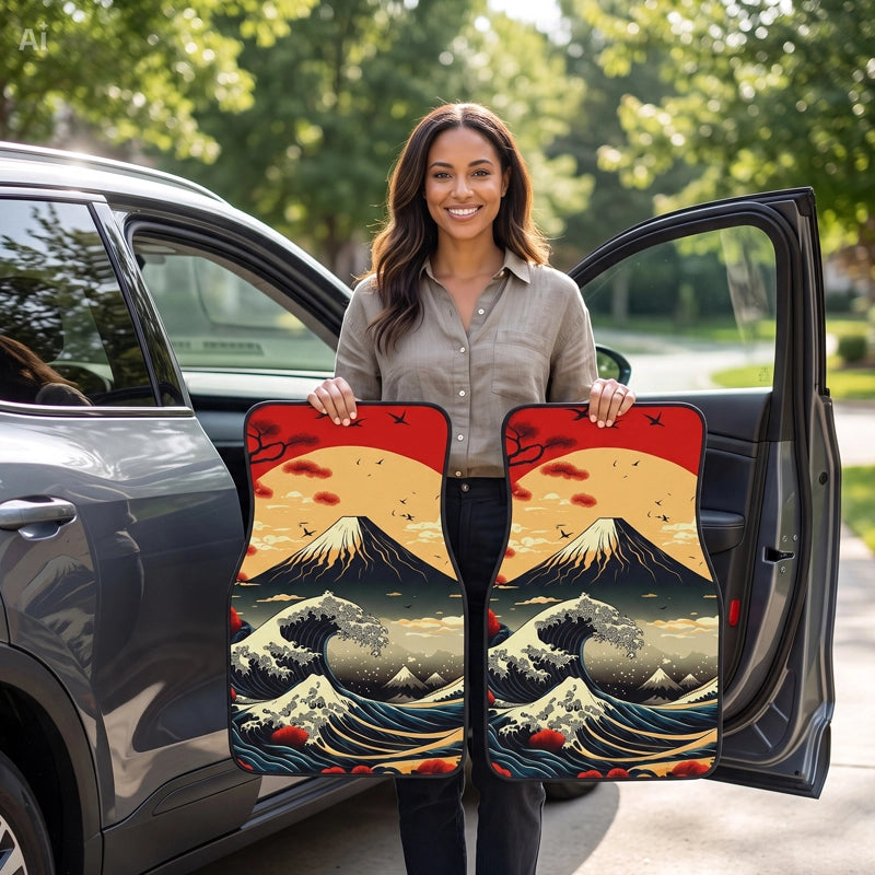 Tapis de sol pour voitures universel pour SUV jeu de 4 pièces